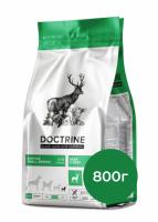 DOCTRINE сухой корм для щенков мелких пород с телятиной и олениной, пакет 800г