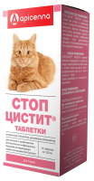 pic1-Стоп цистит для кошек, 15 таблеток по 120мг (10%)