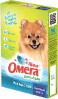 Омега Neo для собак с биотином "Блестящая шерсть", 90 таблеток в упаковке