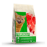 STATERA сухой корм для взрослых кошек с ягненком, пакет 3кг