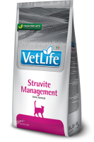 Vet Life Struvite Management для кошек при рецидивах МКБ, пакет 2кг