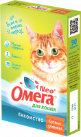 Омега Neo для кошек с морскими водорослями"Крепкое здоровье", 90 таблеток в упаковке
