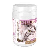 Полидекс Глюкогекстрон для кошек, банка 80таб (1таб/4кг)