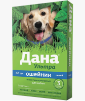 Дана® Ультра ошейник инсектоакарицидный для собак 60см, синий