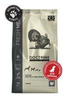 DOCTRINE сухой корм для взрослых собак средних/крупных пород с индейкой FreshMeat, пакет 3кг