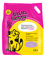 Наполнитель Brizberry для кошачьего туалета ТОФУ, аромат лотос, 12л