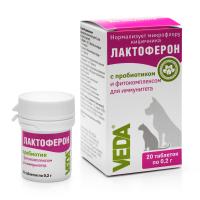 Лактоферон, банка 20 таблеток по 0,2г