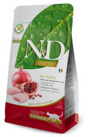 Фармина N&D Prime корм для кошек кастрированных (курица+гранат), пакет 1,5кг