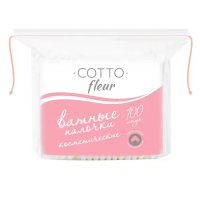 Ватные палочки Cotto fleur, 100шт в ПЭ