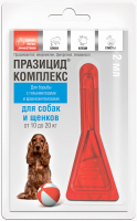 Празицид-комплекс для собак и щенков весом 10-20кг, пипетка 2мл