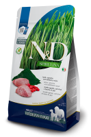 Фармина N&D Spirulina корм для собак средних и крупных пород (ягненок+спирулина), пакет 2кг