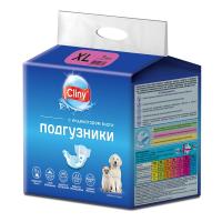 Подгузники Cliny для животных 15-30кг (ХL), 7шт