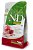 Фармина N&D Prime корм для кошек кастрированных (курица+гранат), пакет 1,5кг