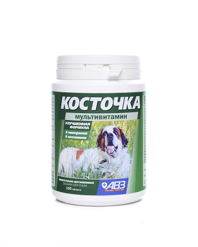 Косточка Мультивитамин, банка 100 таблеток по 2г